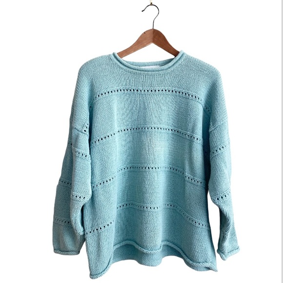 Vintage New York Style Knit Oversized Sweater - Picture 2 of 14